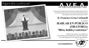 conferencia Francisco Grau cartel